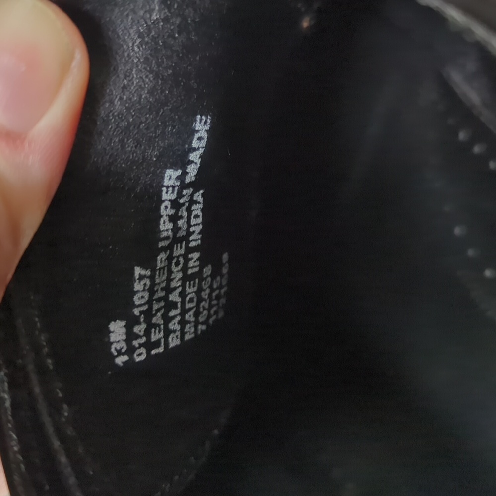 Sz 13M Stafford Leather Dress Shoes with Memory Foam - Picture 6 of 8